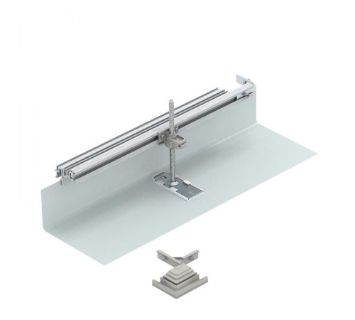 Комплект для ответвления канала OKA-G/W 400 мм направо (сталь,40-150 мм) (OKA-G40040150FBR)  7423974  OBO Bettermann