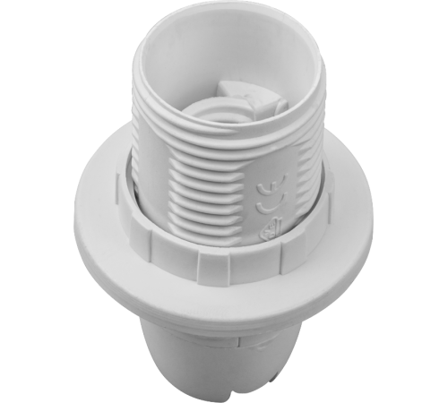 Патрон электрический NLH-PL-R1-E14 пластик люстровый с кольцом  71602  Navigator