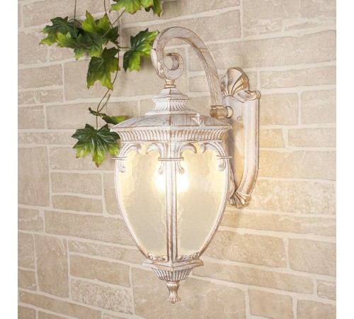 Светильник садово-парковый GLYF-8024D Andromeda D белое золото настенный  a031655  Elektrostandard