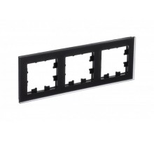 AtlasDesign Nature Черный Рамка 3-ая, матовое стекло ATN331003 SE