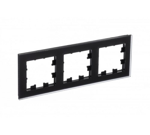 AtlasDesign Nature Черный Рамка 3-ая, матовое стекло ATN331003 SE