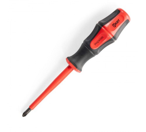 Отвертка диэлектрическая "Профи" PH2*100  78612  КВТ