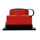 Колодка 1 гнездо 2К+З каучуковая 16А/250В IP44 Красная MultiSet  MST4403RD  SE