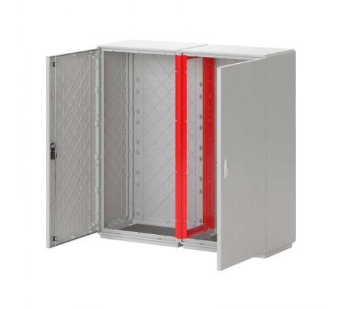 Комплект объединения шкафов Conchiglia, боковая стенка-боковая стенка, В=1390 мм, Г=330 мм  CN5DL3313CUT  DKC