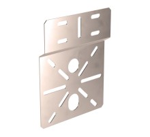 Монтажная пластина для ЭМК Стандарт INOX (AISI 409) 195х150  PR16.3815  Промрукав