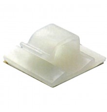 Клипса самоклеящаяся для кругл.кабеля,(cпец.состав.),белая,10х5х4,9  254303M  DKC