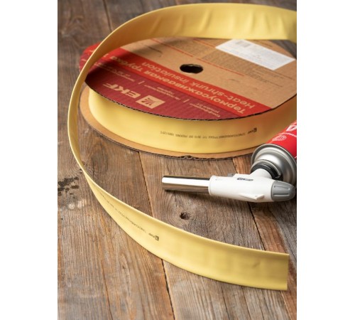 Термоусаживаемая трубка ТУТ нг 30/15 желтая EKF PROxima  tut-30-y  EKF