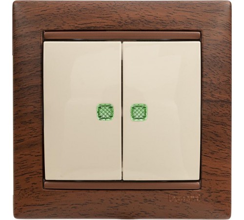 Valena Тонированное дерево Рамка 1-ая  770311  Legrand