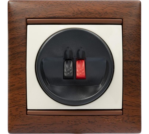 Valena Тонированное дерево Рамка 1-ая  770311  Legrand