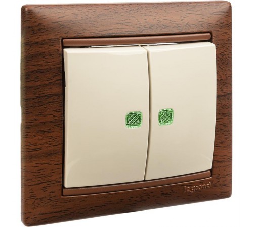 Valena Тонированное дерево Рамка 1-ая  770311  Legrand