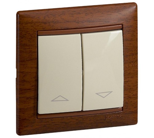 Valena Тонированное дерево Рамка 1-ая  770311  Legrand