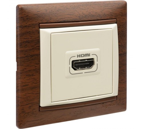 Valena Тонированное дерево Рамка 1-ая  770311  Legrand