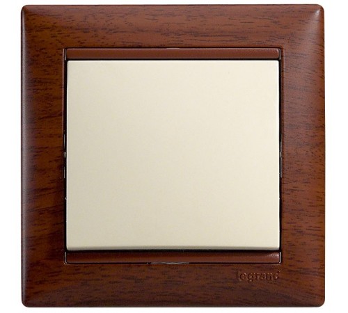 Valena Тонированное дерево Рамка 1-ая  770311  Legrand
