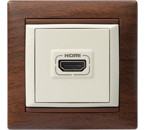 Valena Тонированное дерево Рамка 1-ая  770311  Legrand