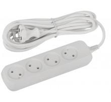 Удлинитель электрический ЭРА UDL-10-450 Greenline 4 розетки без заземления 5м ПВС 2x0.75мм2   Б0065063  ЭРА