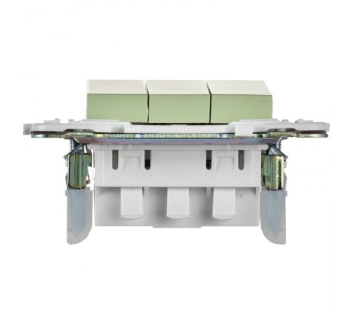 SKANDY Выключатель 3-клавишный 10А SK-V11M мятный  SK-V30-0-10-K06  IEK