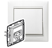 Valena Белый Розетка HD15+Jack 3,5  770082  Legrand