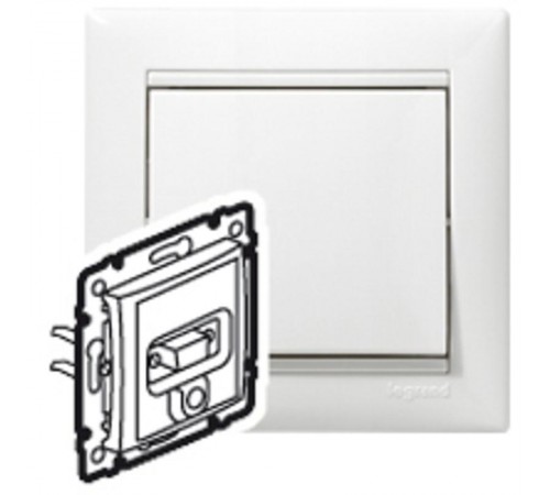 Valena Белый Розетка HD15+Jack 3,5  770082  Legrand