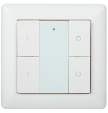 Панель управления DALI (2 адреса) 4 кнопки пластик белый  LDR22-01-4-1-K01  IEK