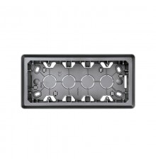 Simon 82 Монтажная коробка для накладного монтажа, 3 поста,  S82 Detail, алюминий  8200770-093  Simon