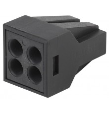 Аксессуары для клемм NO-224-53 ЭРА Клемма СМК с пастой серии 304, 4 отверстия, 0,5-2,5 мм2 (упак 10  Б0043971  ЭРА