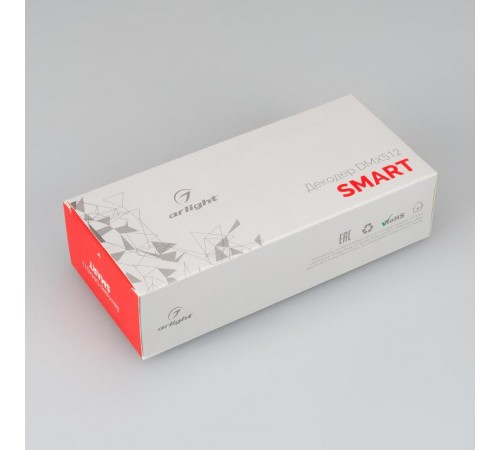 Декодер SMART-K56-DMX (230V, 3x1.5A, XLR3, 2.4G) (Arlight, IP40 Металл, 5 лет)  028450  Arlight