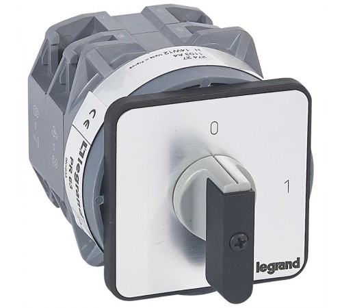 Выключатель - положение вкл/откл - PR 63 - 3П - 3 контакта - крепление на дверце  027427  Legrand