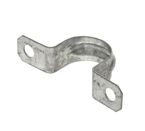 Скоба металлическая двухлапковая СМД d21-22мм (10шт.) PROxima  sm-2-21-22-r  EKF