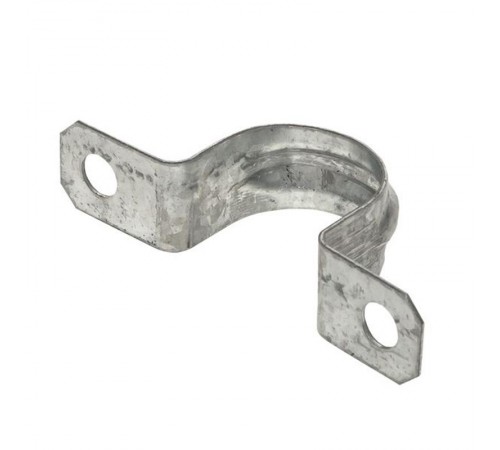 Скоба металлическая двухлапковая СМД d21-22мм (10шт.) PROxima  sm-2-21-22-r  EKF