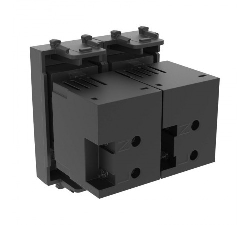 USB зарядное устройство модульное, "Avanti", "Черный матовый", 2 модуля  4412542  DKC