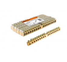 Шина "N" нулевая 8х12мм 18/1 (18 групп/крепеж по центру)   SQ0801-0053  TDM