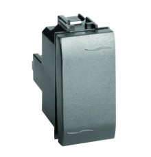 Brava черный Выключатель 2 полюсной 1 мод.  77131N  DKC