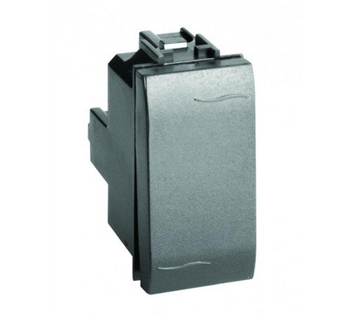 Brava черный Выключатель 2 полюсной 1 мод.  77131N  DKC