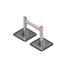 Опорная конструкция для гор. прямоуг. воздуховодов  TECHNORAPTOR STEELFOOT 350х500 HD  KM-TR-STF-SSHRAD-350-500 HD  КМ - профиль