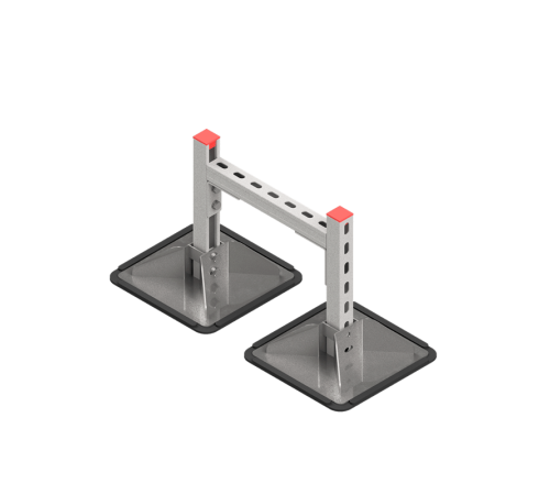 Опорная конструкция для гор. прямоуг. воздуховодов  TECHNORAPTOR STEELFOOT 350х500 HD  KM-TR-STF-SSHRAD-350-500 HD  КМ - профиль