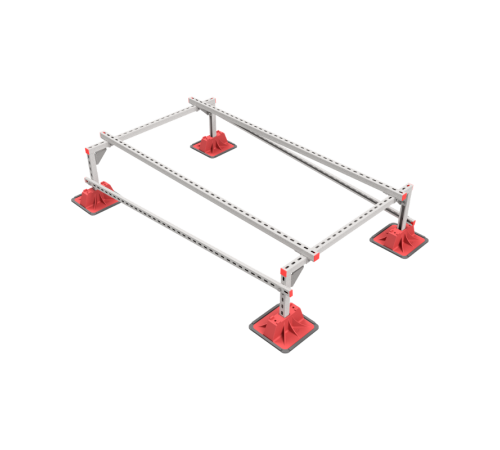 Опорная конструкция для установки оборудования TECHNORAPTOR LIGHTFOOT 1200х2000 тип 1  KM-TR-LTF-SSEI-1200-2000-1  КМ - профиль