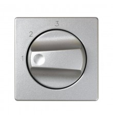 Simon 82 Накладка на поворотный выключатель системы управления на 3 положения, S82 Detail алюминий  82084-93  Simon