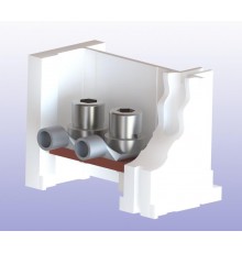 Универсальный комплект крепежа для перед. присоед. м/ал шиной или двумя кабелями с каб. наконечниками М10 (кол-во 3шт)  4000013  Контактор (Legrand)