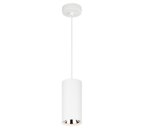 Светильник подвесной подсветка PL12 GX53 WH/SL под лампу GX53, алюминий, цвет белый+серебро (18/  Б0048543  ЭРА