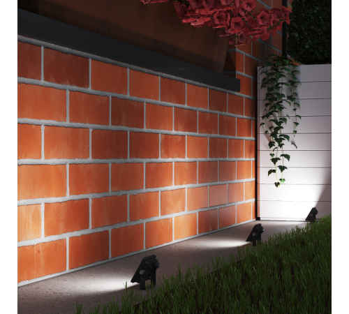 Прожектор светодиодный СДО LED 10Вт 6500К IP65 черный  613100310  Gauss