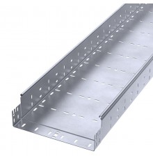 Лоток перфорированный Профи INOX (AISI 316) 300х100x3000 (1,5 мм) (6 м/уп)  PR16.13583  Промрукав