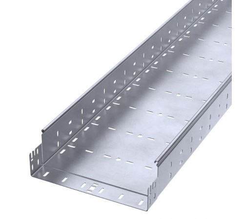 Лоток перфорированный Профи INOX (AISI 316) 300х100x3000 (2,0 мм) (6 м/уп)  PR16.13457  Промрукав