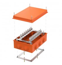 Коробка огнестойкая для о/п 40-0330-FR2.5-28 Е15-Е120 RAL2004 260х175х90 (7 шт/кор)  40-0330-FR2.5-28  Промрукав