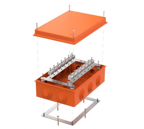 Коробка огнестойкая для о/п 40-0330-FR2.5-28 Е15-Е120 RAL2004 260х175х90 (7 шт/кор)  40-0330-FR2.5-28  Промрукав