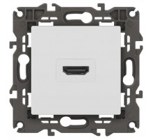 14-3114-01 Розетка HDMI, IP20, Эра Elegance, белый  Б0034332  ЭРА