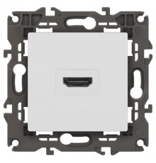 14-3114-01 Розетка HDMI, IP20, Эра Elegance, белый  Б0034332  ЭРА