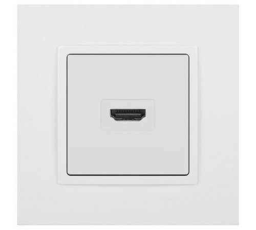 14-3114-01 Розетка HDMI, IP20, Эра Elegance, белый  Б0034332  ЭРА
