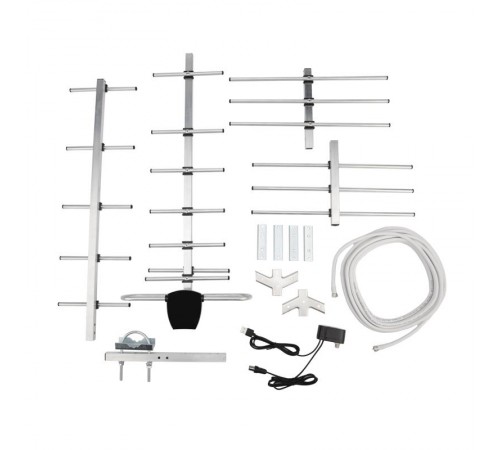 Антенна наружная "Активная" для цифрового ТВ DVB-T2, RX-406-DEF REXANT 34-0773  REXANT