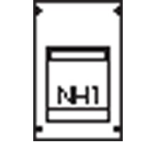 Пластрон для 1 NH1 1ряд/3 рейки  AG72  ABB