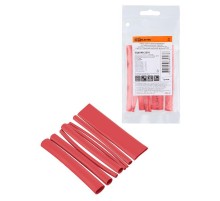 Набор трубок термоусаживаемых, клеевых "Моноцвет-диапазон, красный "  SQ0548-2301  TDM